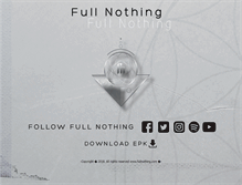 Tablet Screenshot of fullnothing.com